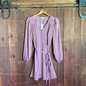 American Eagle Wrap Mini Dress